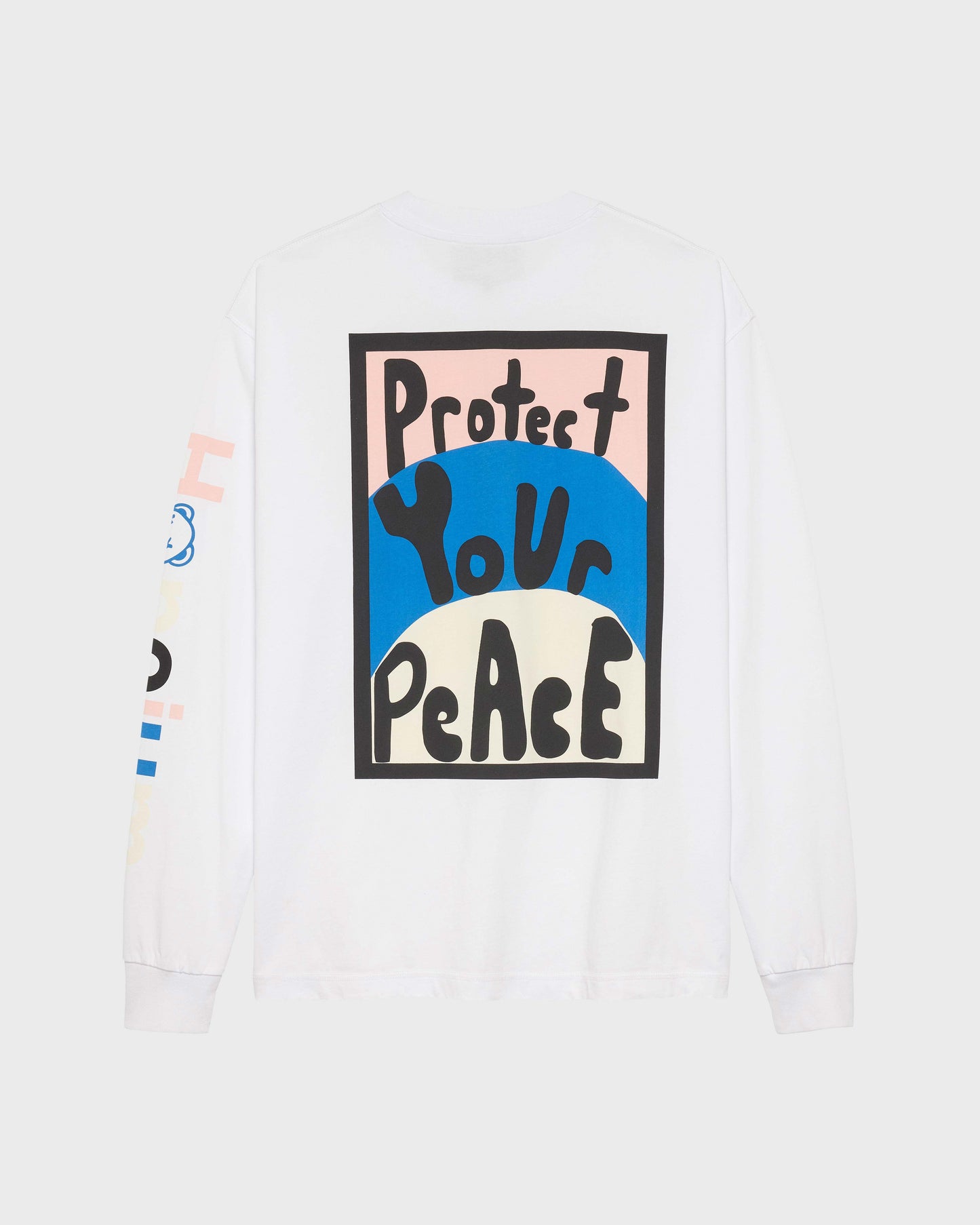 PROTECT YOUR PEACE TEE L/S | White