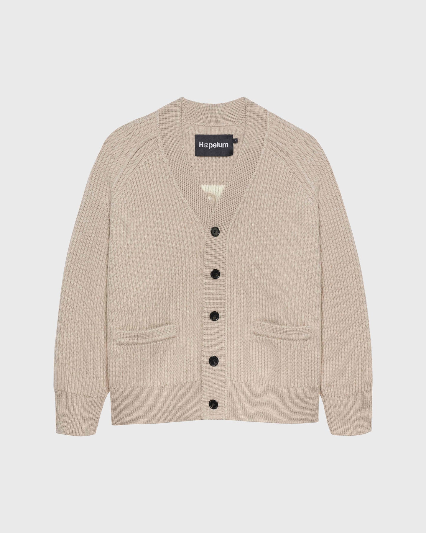 KNITTED CARDIGAN | Ecru