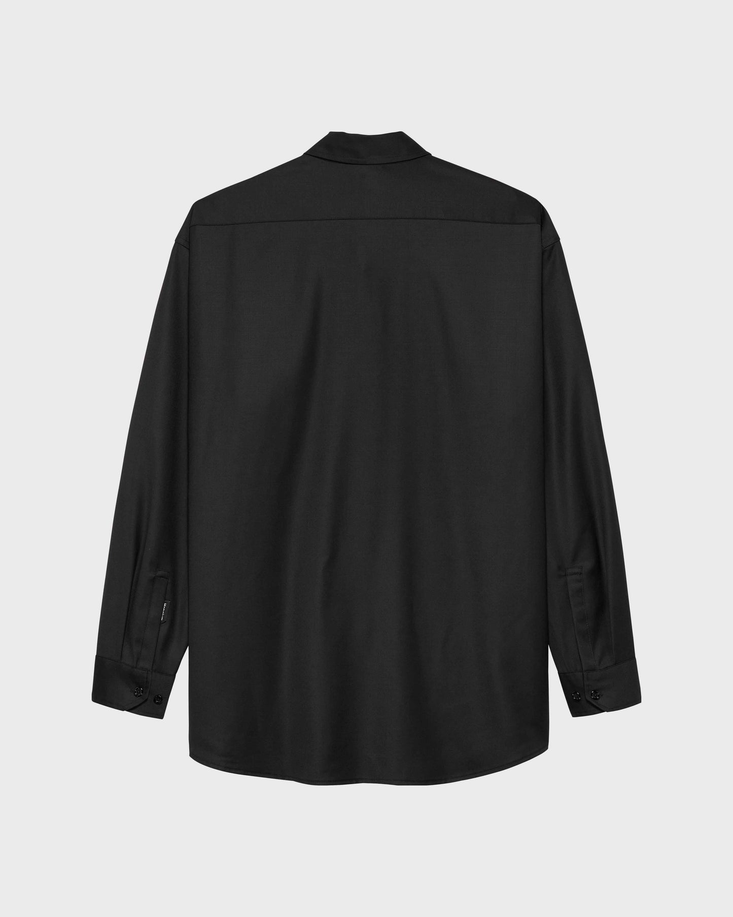 L/S WOOL SHIRT | Black