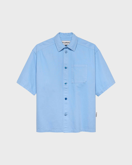 S/S DENIM SHIRT | Light blue