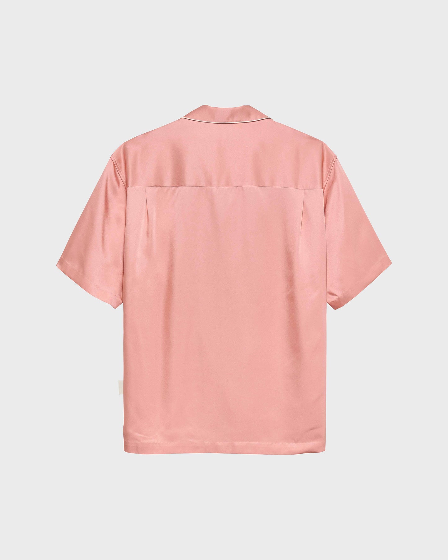 SHORTSLEEVE SILK HEAVILY BILLS SHIRT IN PINK