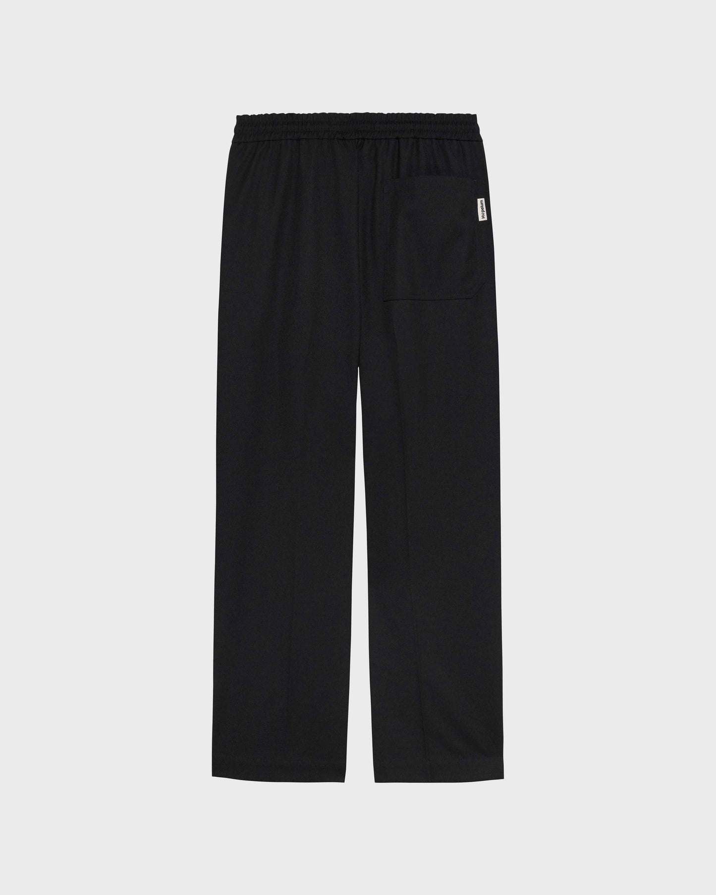 MID WEIGHT  WOOL PANT | Black