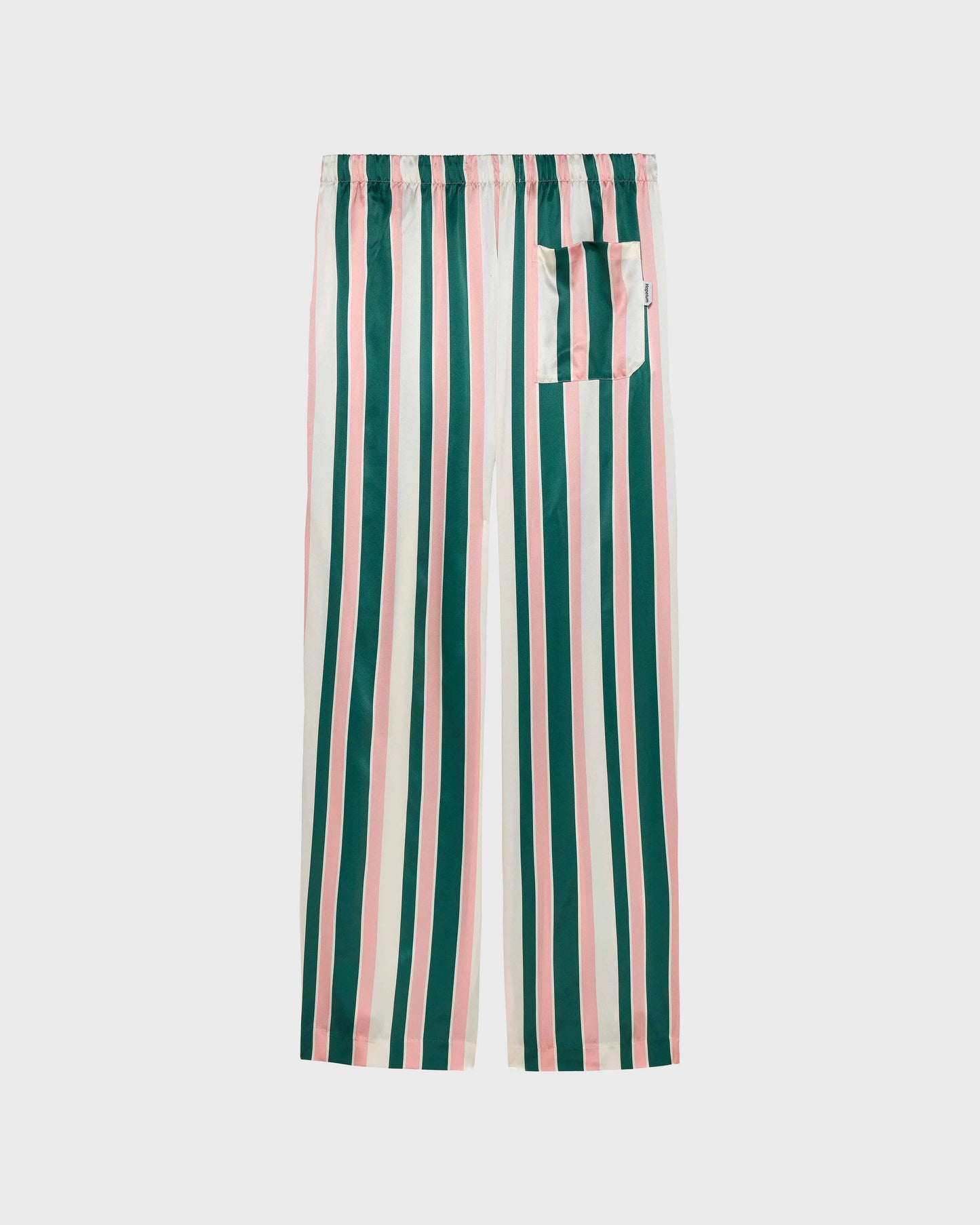 STRIPED SILK PANT | Stripe