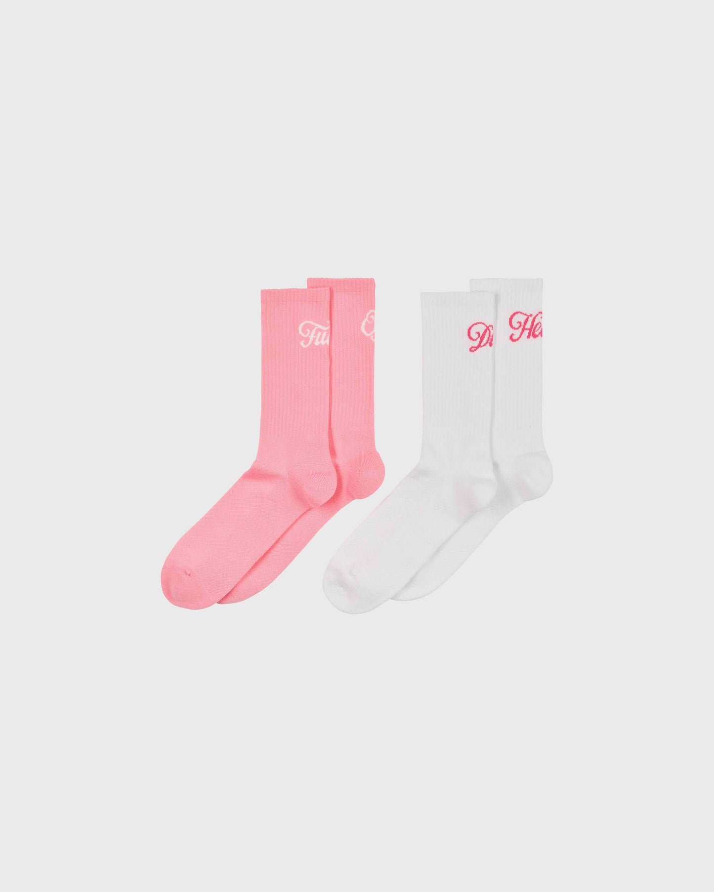 2-PACK SOCKS | White