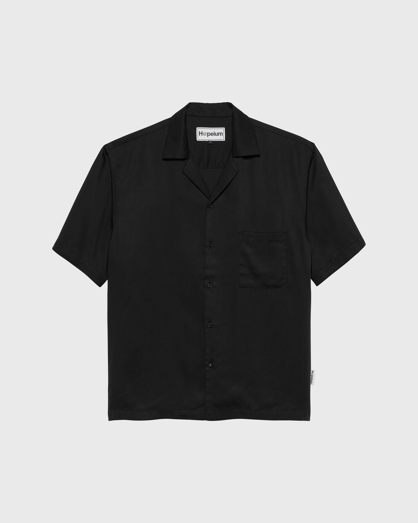 SHORTSLEEVE SHIRT LYOCELL | Black