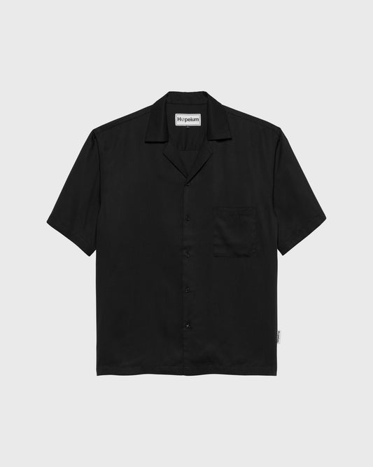 SHORTSLEEVE SHIRT LYOCELL | Black