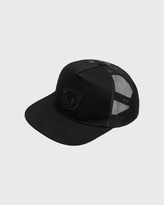 Logo Trucker Cap Black