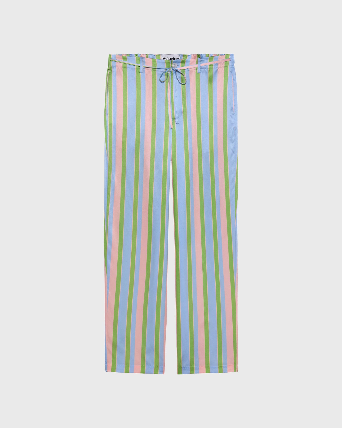 SILK PANT STRIPE PRINT | Stripe