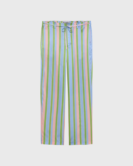 SILK PANT STRIPE PRINT | Stripe