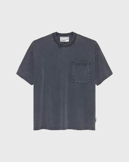 I Deserve Print T Shirt Washed Black
