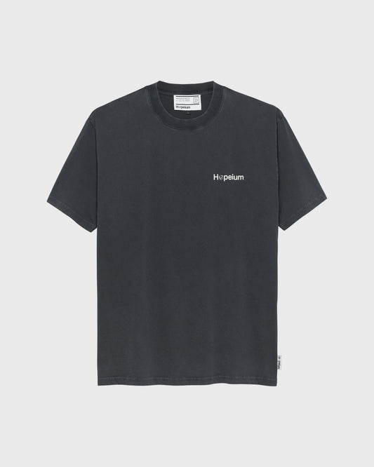 Hopeium Logo Print T-Shirt Grey