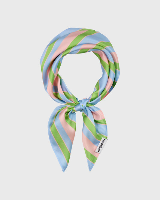 SILK SCARF PRINTED STRIPE | Stripe