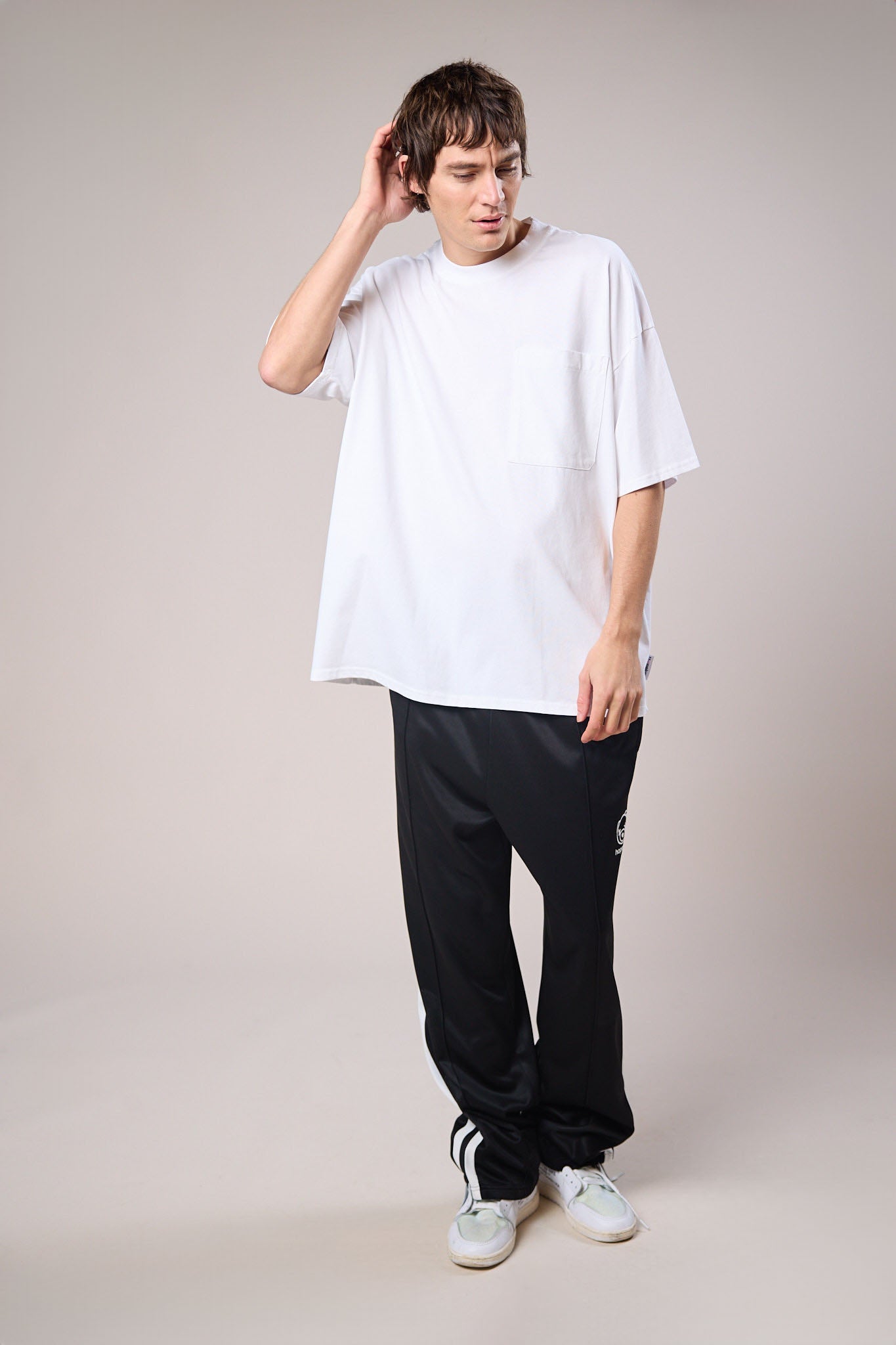 Deserve Print T Shirt White