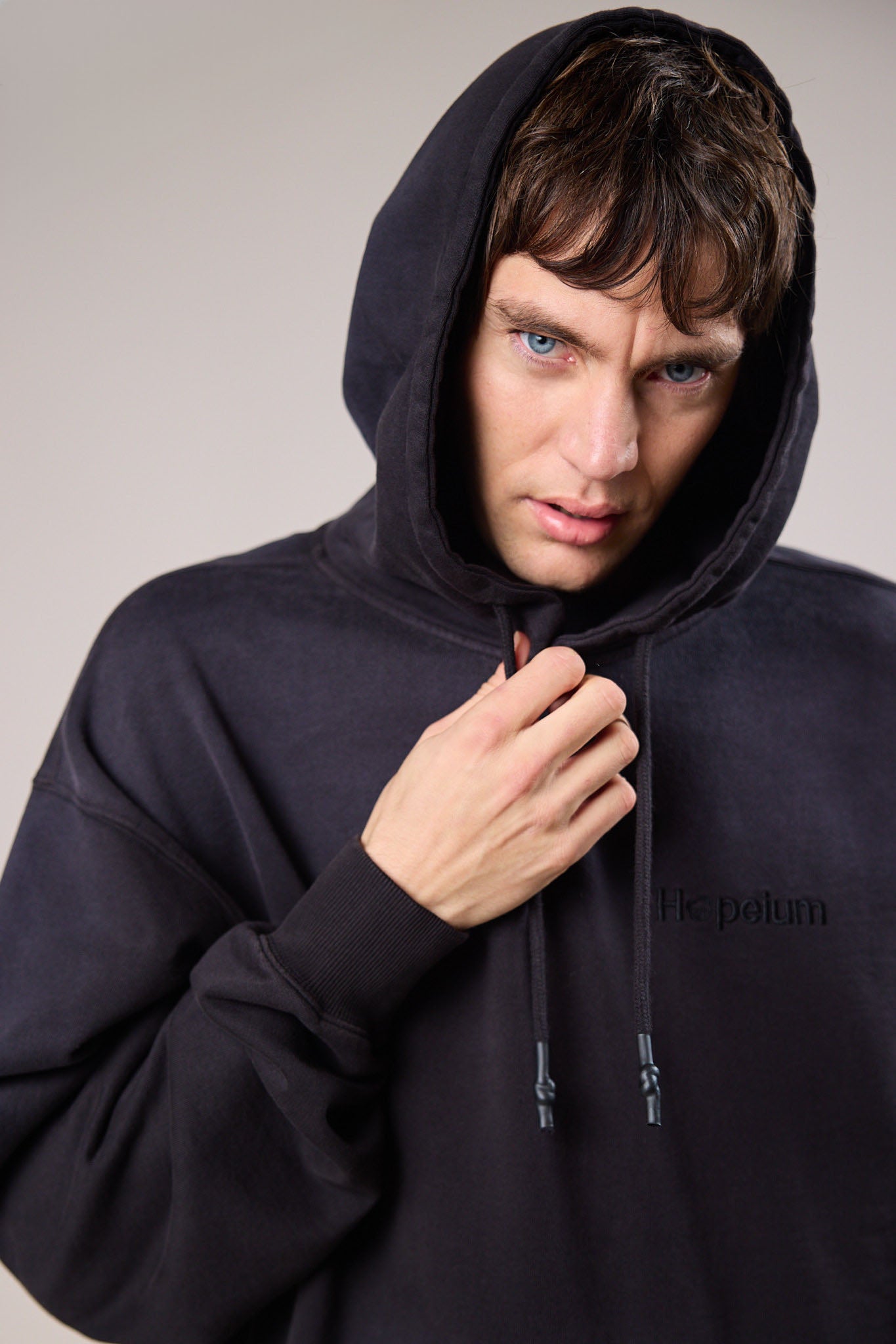 Logo Sweatshirt Hoodie Black