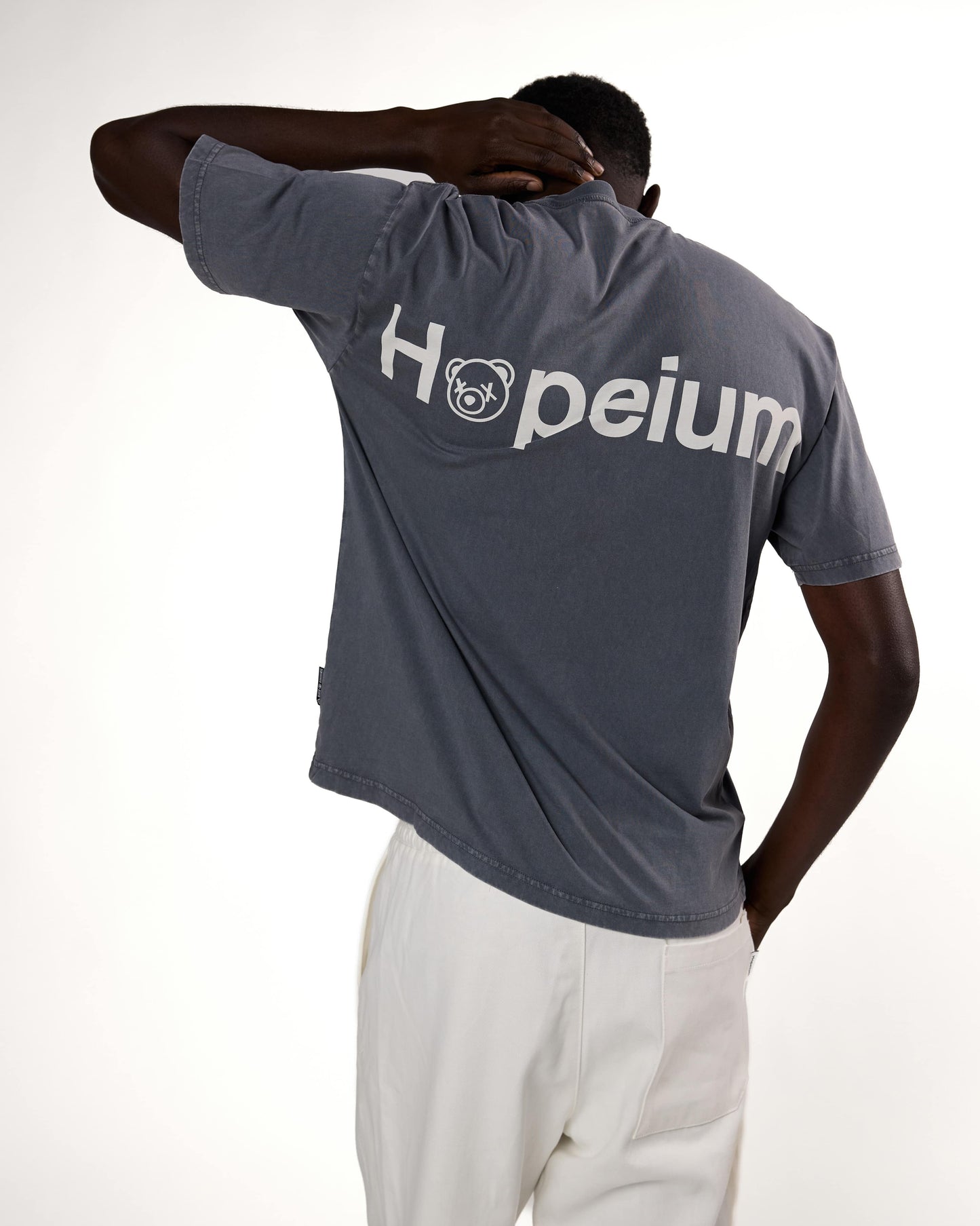 LOGO TEE | Washed grey