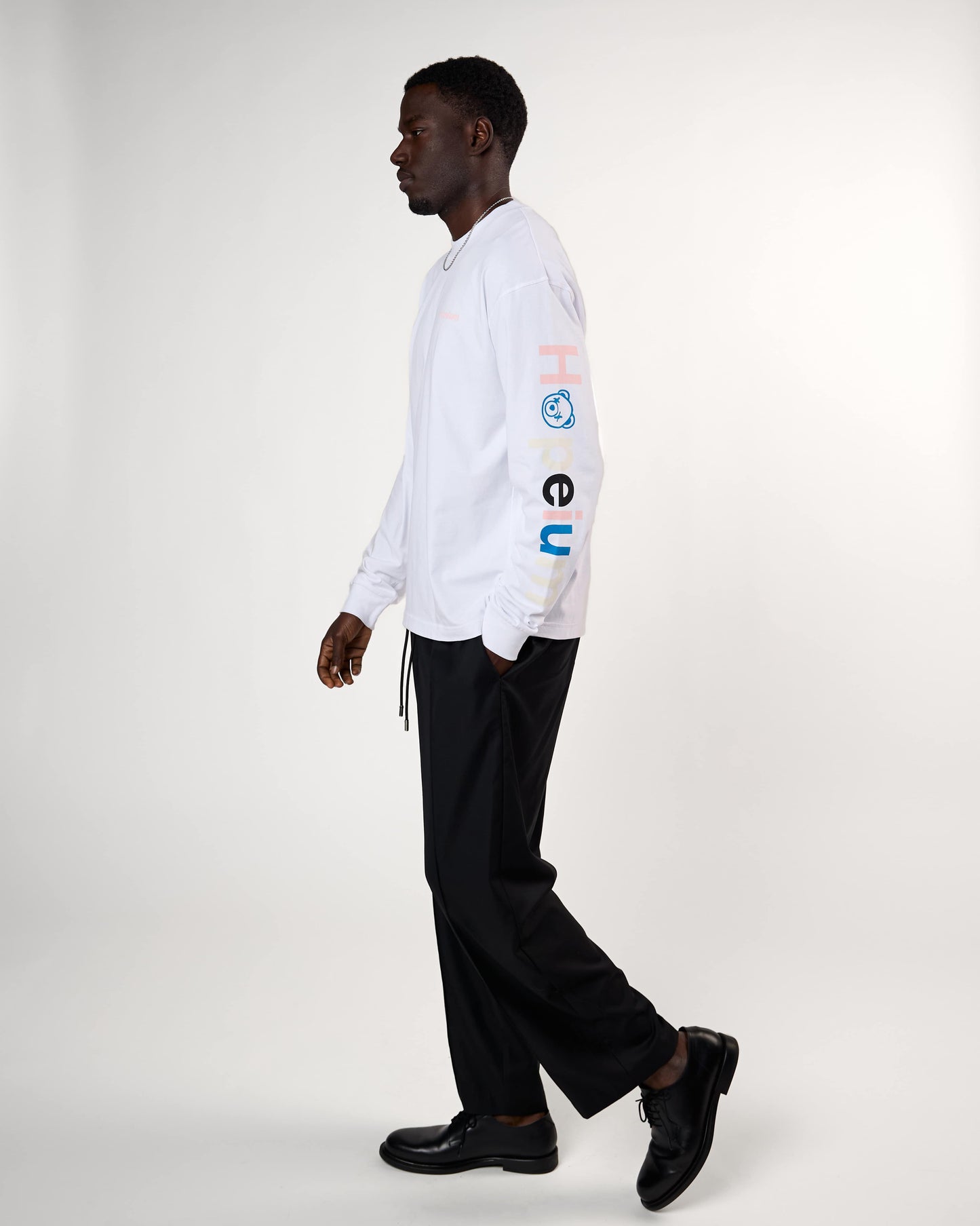 PROTECT YOUR PEACE TEE L/S | White