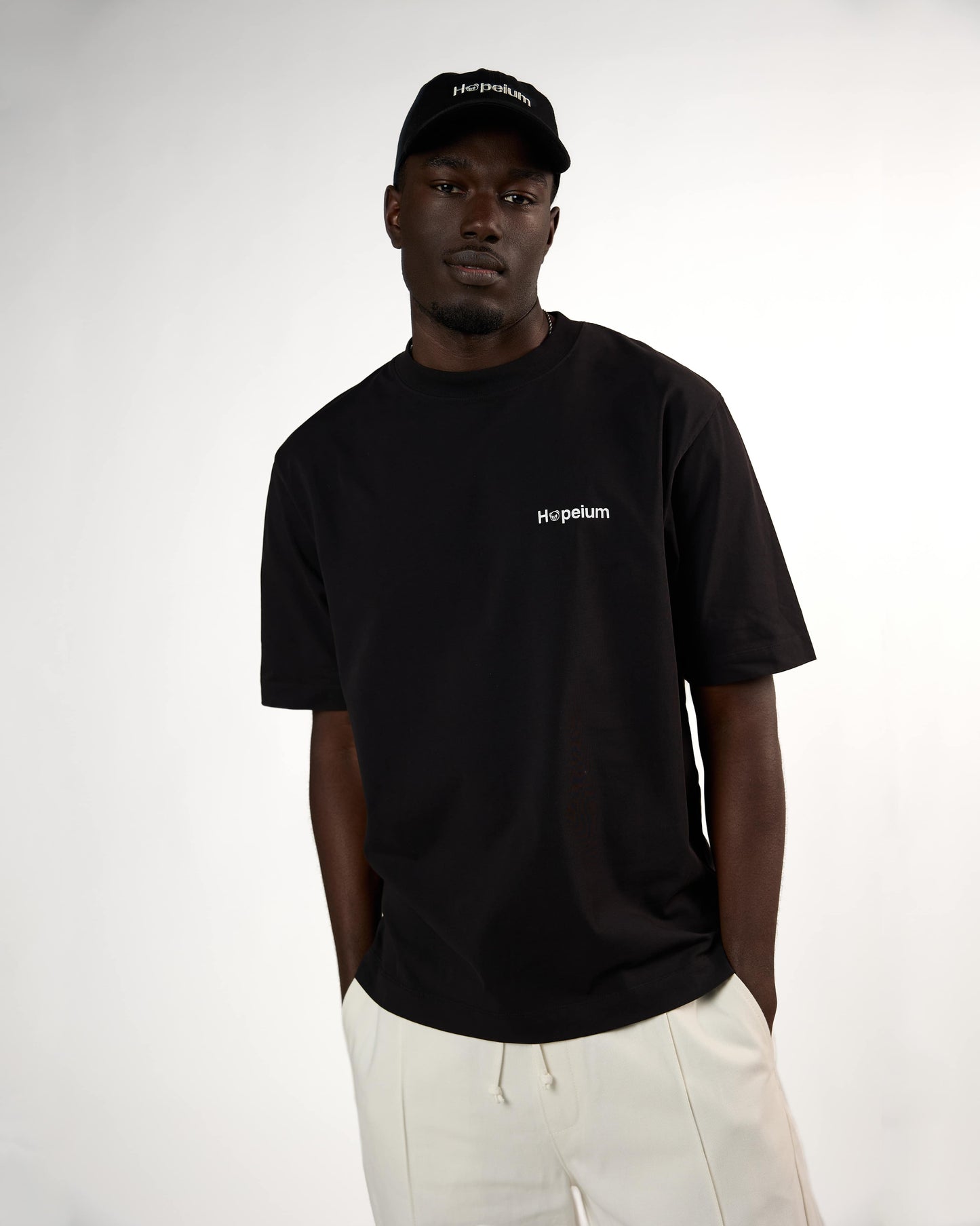 TEXT TEE | Black