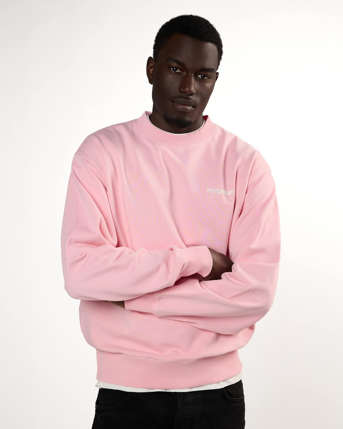 LOGO CREW SWEAT | Pink
